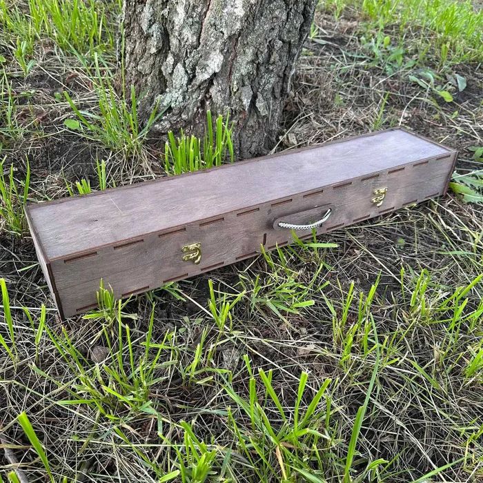 Шампура для шашлыка нержавейка 6 шт — набор в кейсе