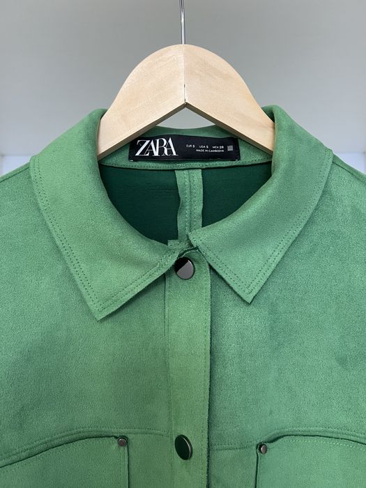 Нова жіноча куртка піджак замш zara S