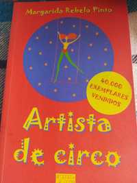 Livro Artista de circo Margarida Rebelo Pinto