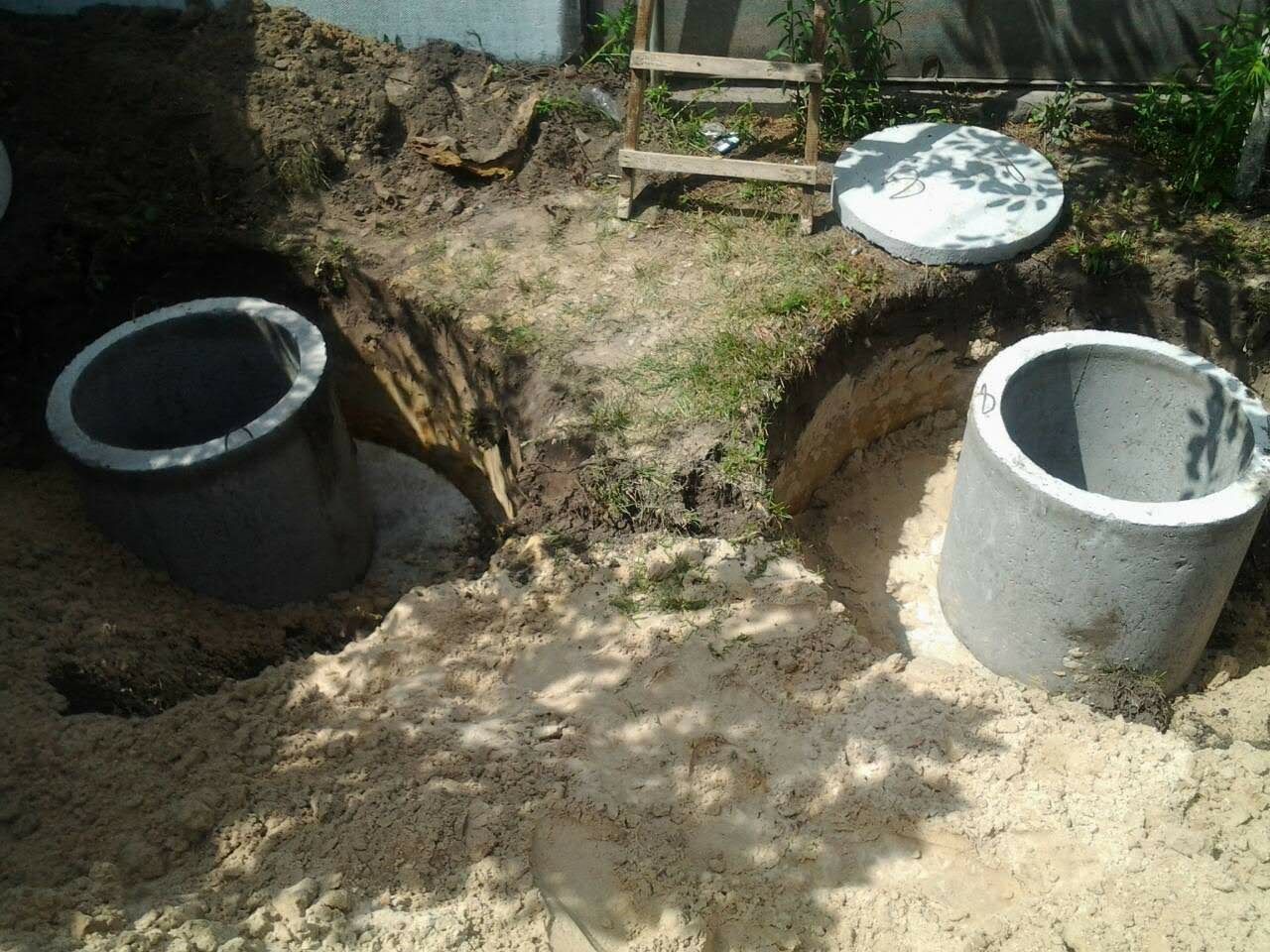 Кольца бетонные , днища для канализации