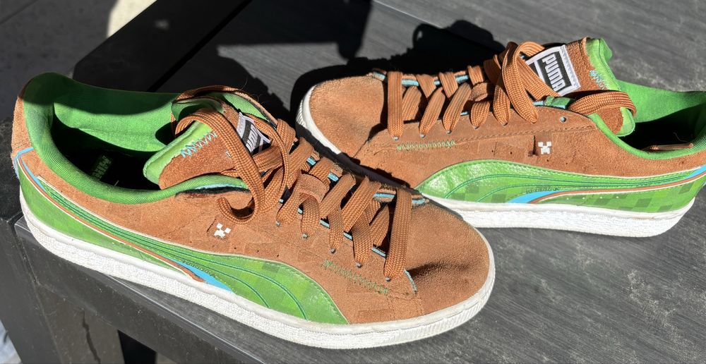 Buty chłopięce Puma Suede Minecraft Jr