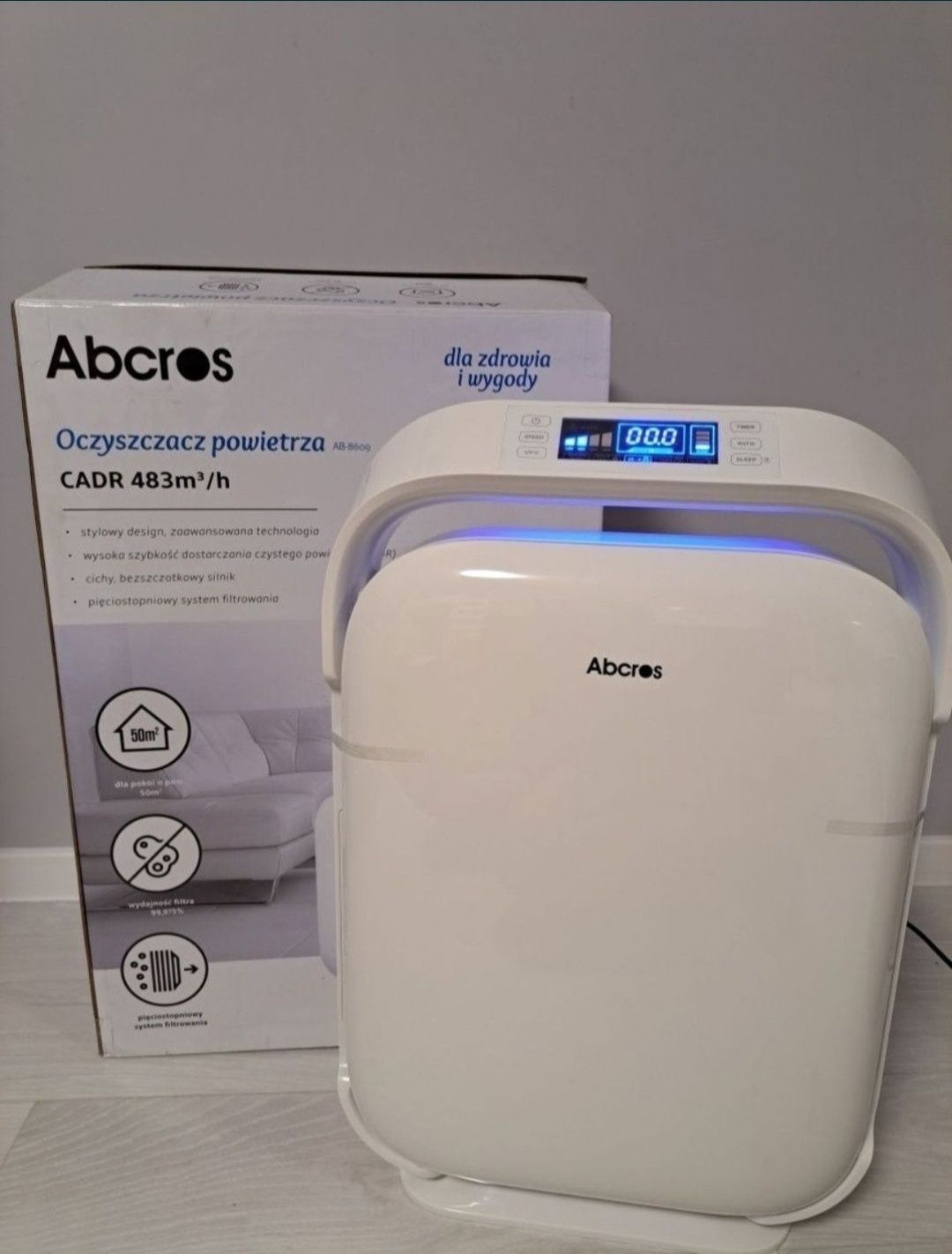 Oczyszczacz powietrza Abcros AB-8609 NOWY!!!