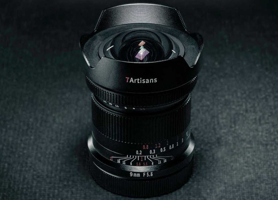 7Artisans 9mm f/5.6 Full Frame Retilínea nova