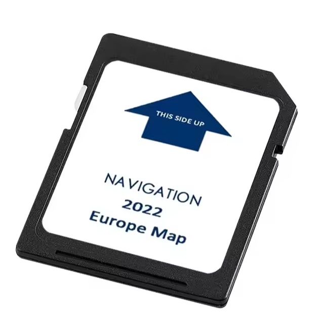 SD-карта GPS-навігації з картами Європи 2022 року