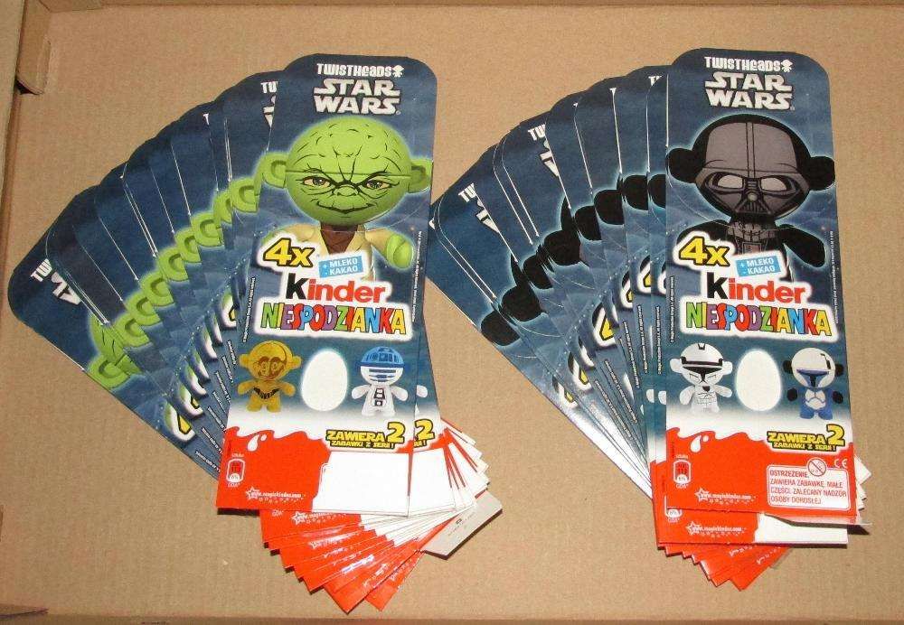 Star Wars - TwistHeads - Tekturki Kinder Niespodzianka