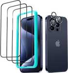 ESR iPhone 15 Pro Max 3x pancerne szkło 2.5D + szkło na aparat