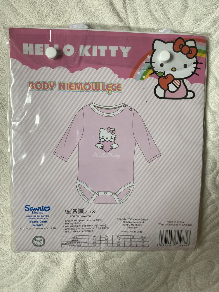 Body niemowlęce hello kitty