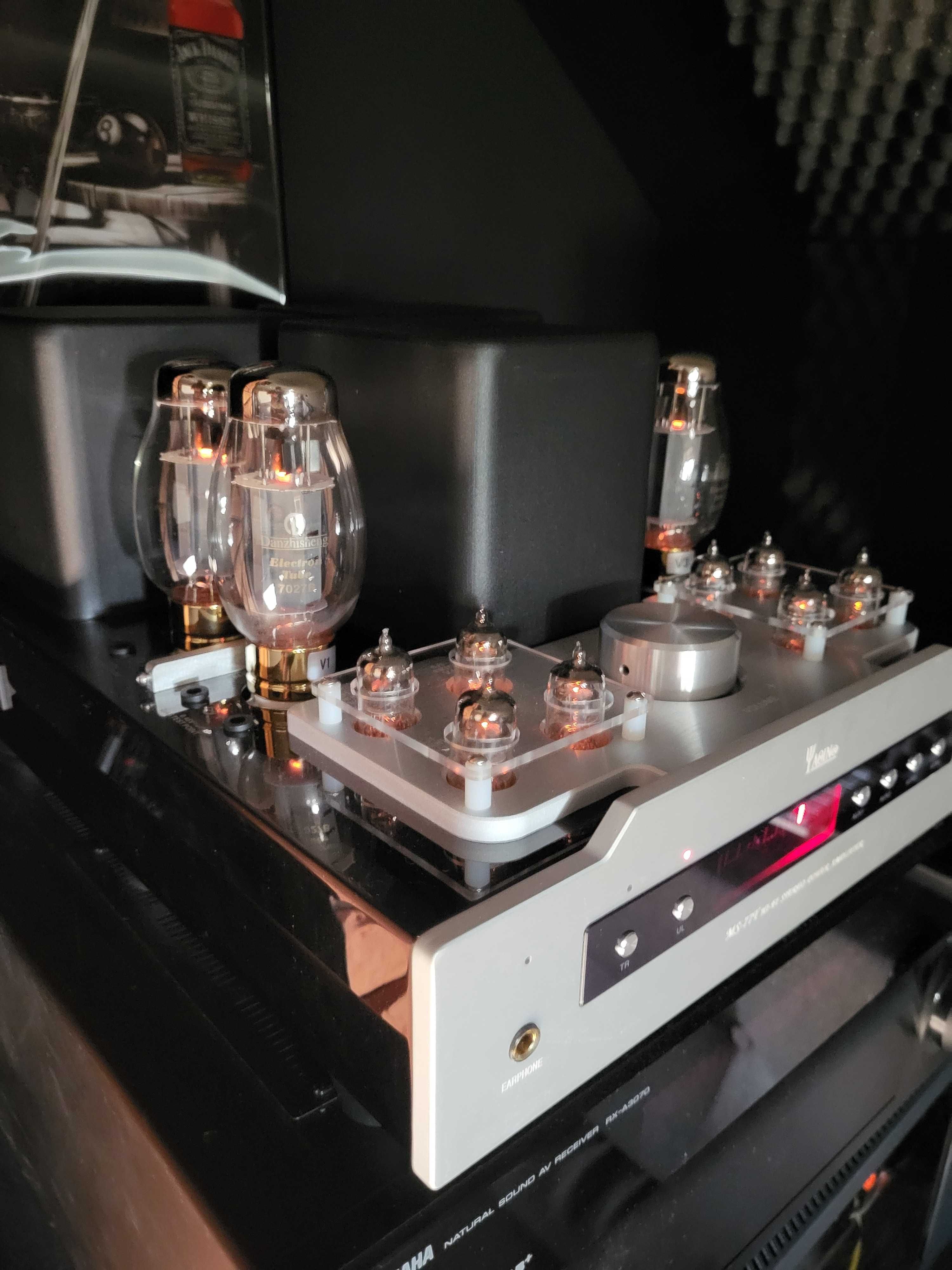Yaqin MS-77T lampowy wzmacniacz na lampach mocy 7027B. Nie mylić MS-30