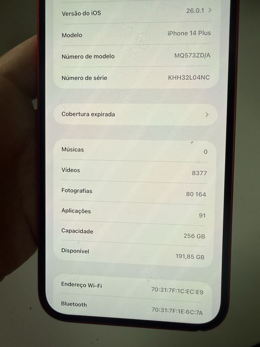 Iphone 14 plus 256gb