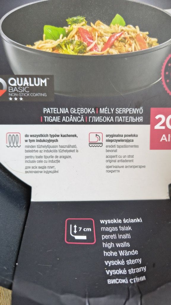 Patelnia 20 cm głęboka Alto