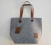 Torba z filcu Knit Factory Tess Shopper