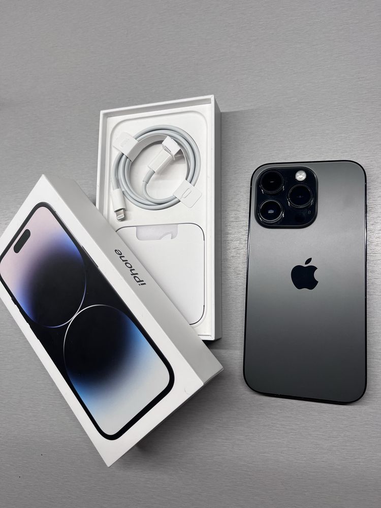 Iphone 14 Pro Space Black w zadbanym stanie odbiór Poznań