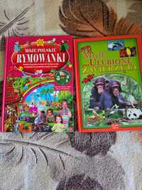 2 książki dla dzieci zwierzaki rymowanki