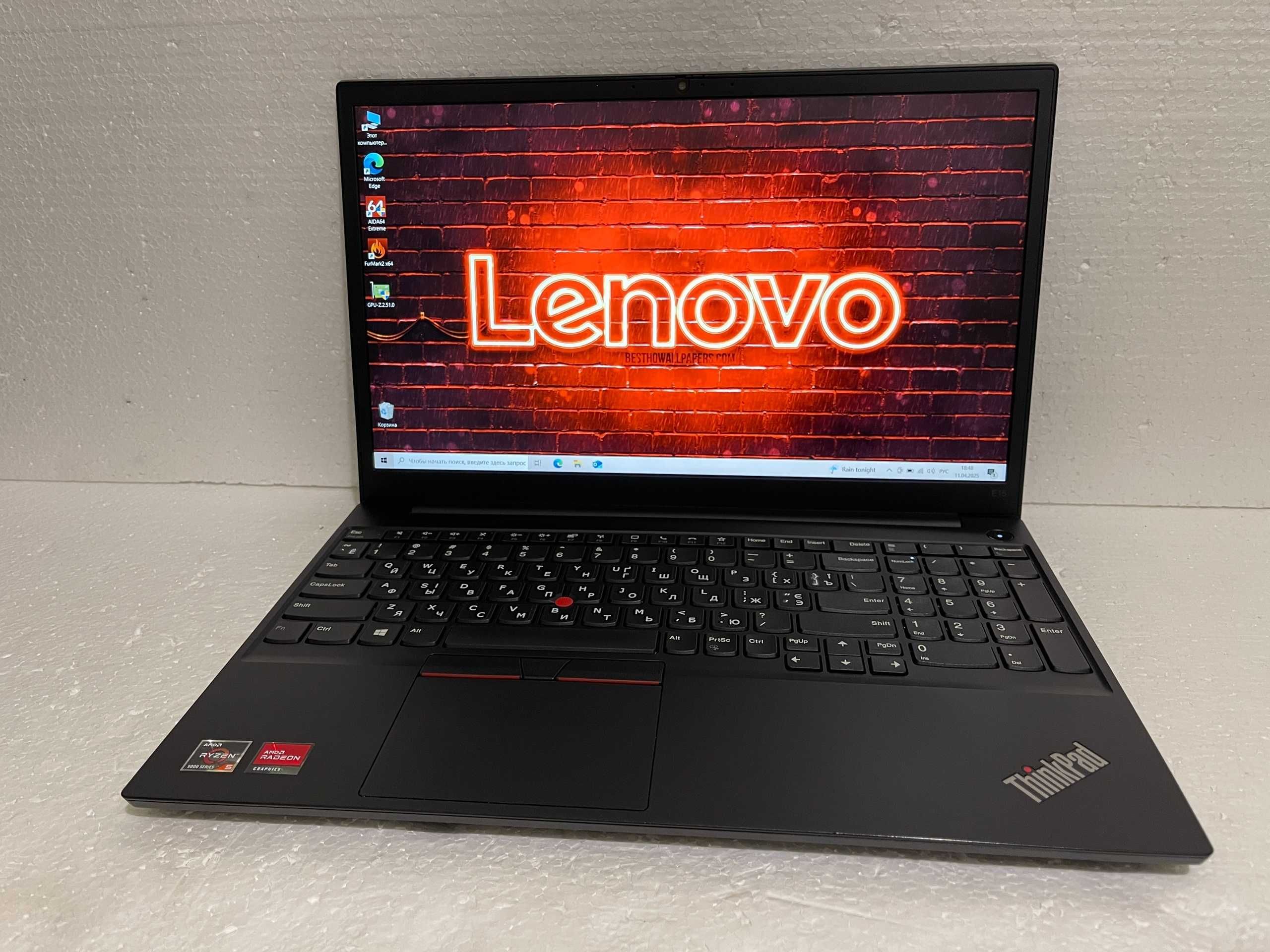 Игровой 2025!! Lenovo ThinkPad E15 + (RYZEN 7" на 16" ЯДЕР) + ИДЕАЛ!!