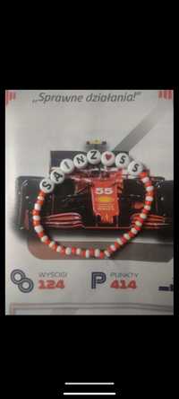 Bransoletka na gumce F1  Ferrari Carlos Sainz
