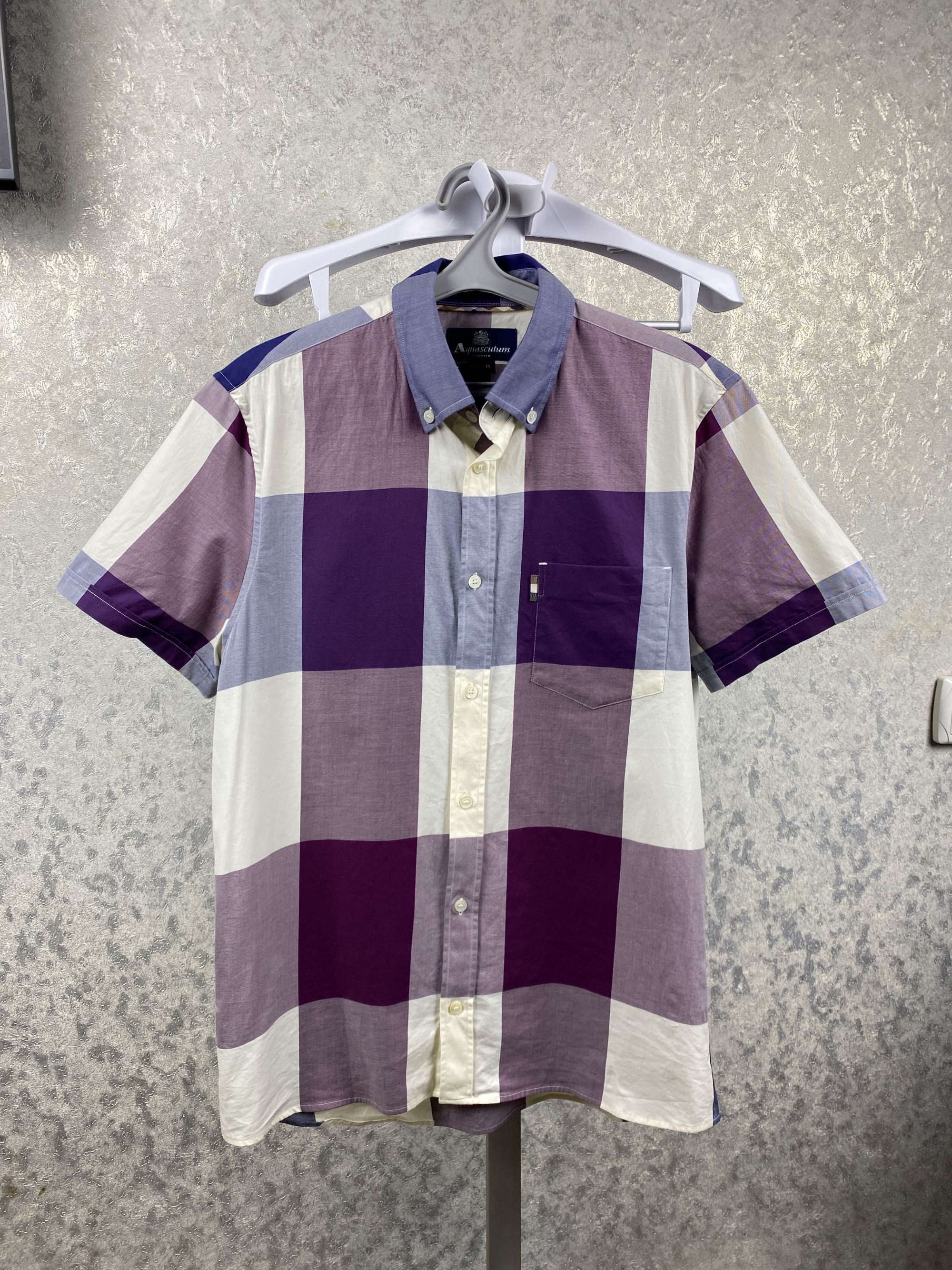 Мужская рубашка до короткого рукава Aquascutum M