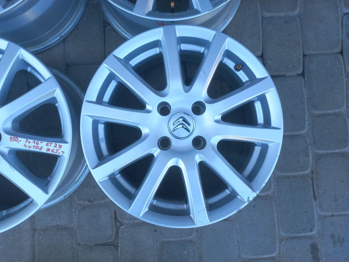 Felgi aluminiowe 16" 4x108 do Citroen