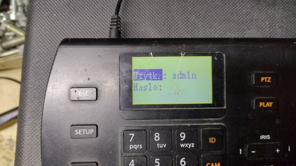 Kamery sterowanie Network Keyboard