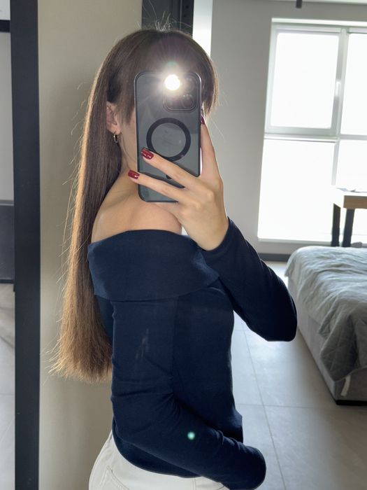 Лонг синій Stradivarius