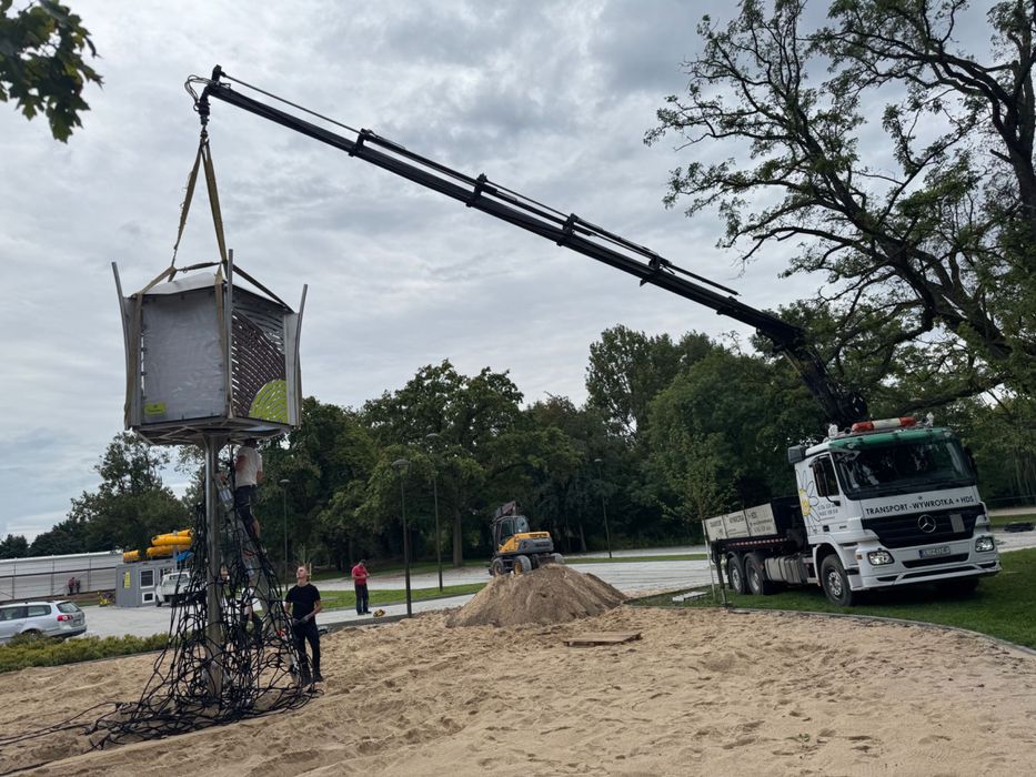 HDSTransport*ziemia*piasek*wywrotka**wykopy*koparka obrotowa*wyburzeni