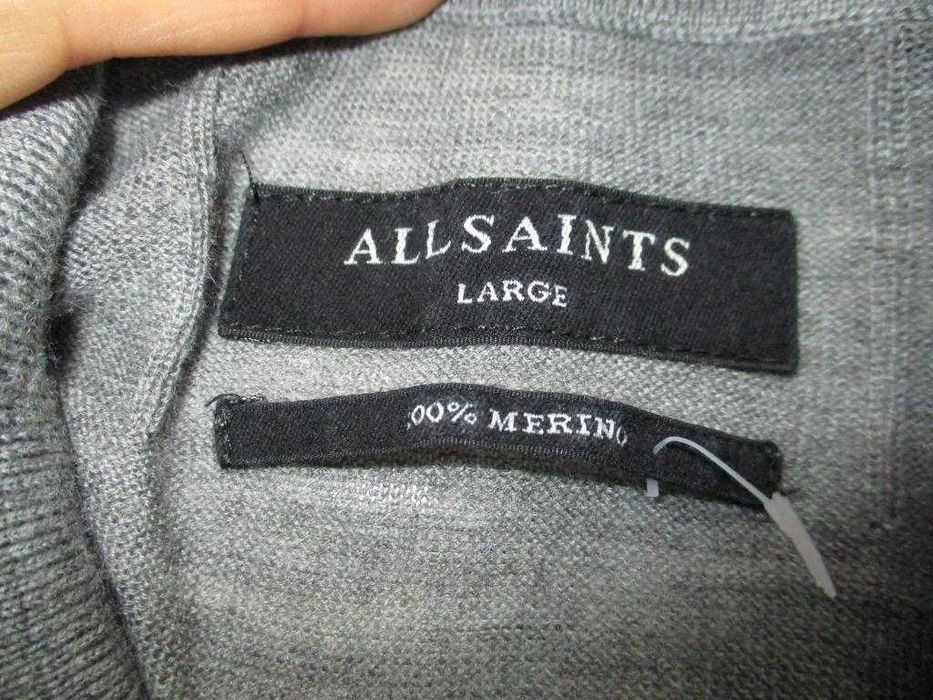 сорочка рубашка AllSaints шерсть