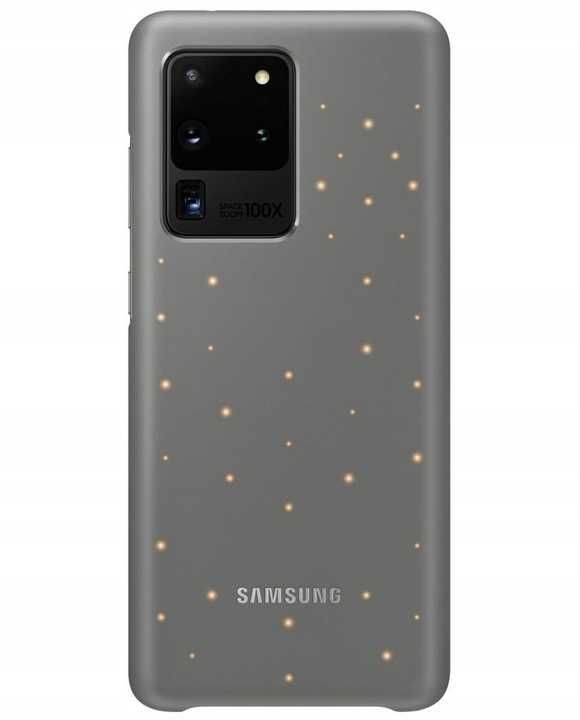 Etui Samsung LED  Cover case grey / szare do Samsung Galaxy S20 Ultra