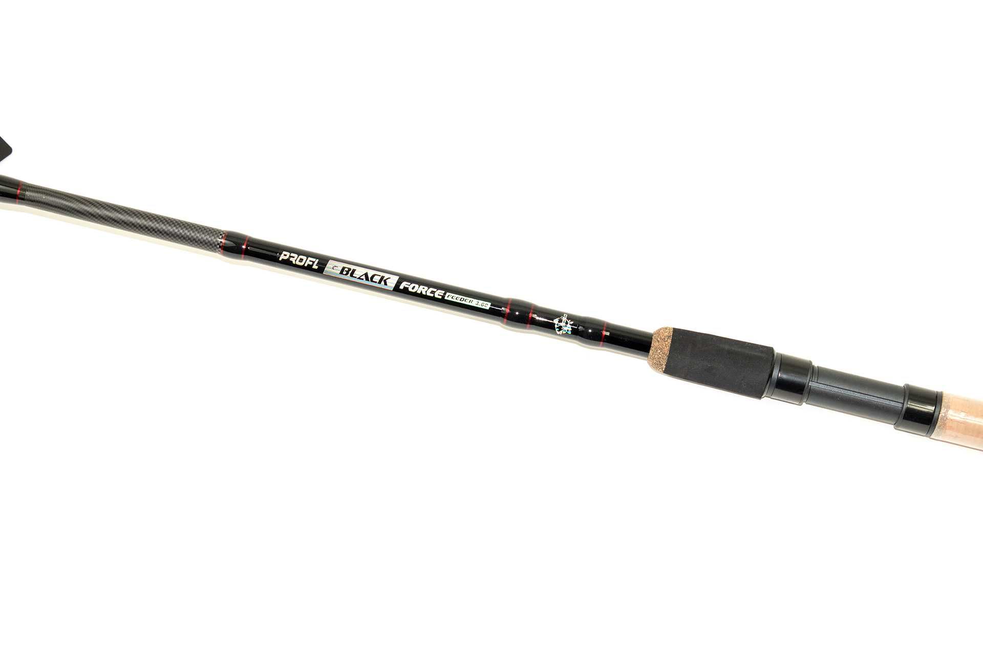 Bardzo mocny węglowy BLACK FORCE FEEDER 3,6M C.W. 60-180G FL