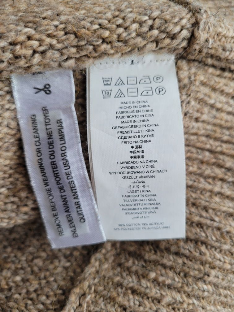 Ponczo z alpaką Michael Kors
