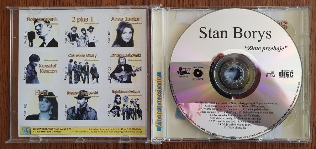 Płyta CD Stan Borys