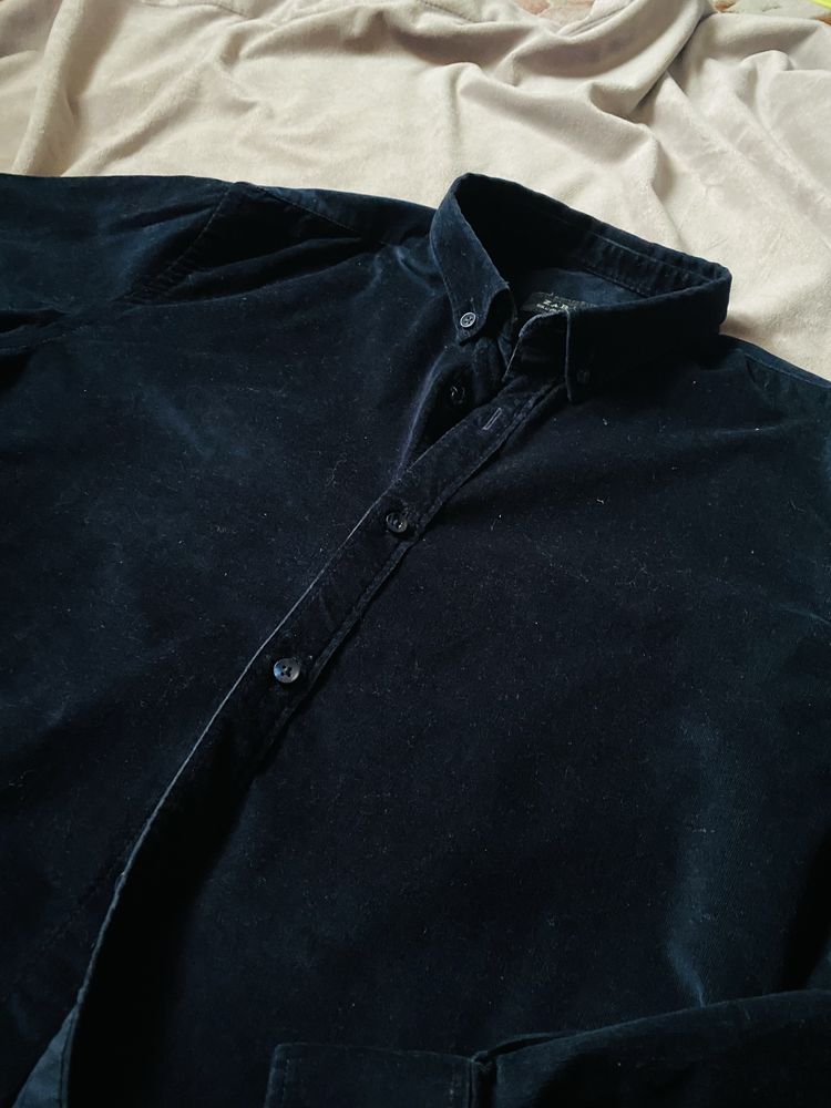 Чоловіча сорочка zara вельвет