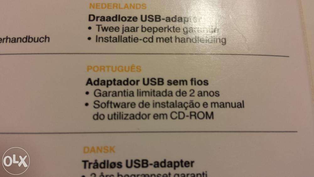 Adaptador USB sem fios - Belkin Adaptador Wireless USB N150