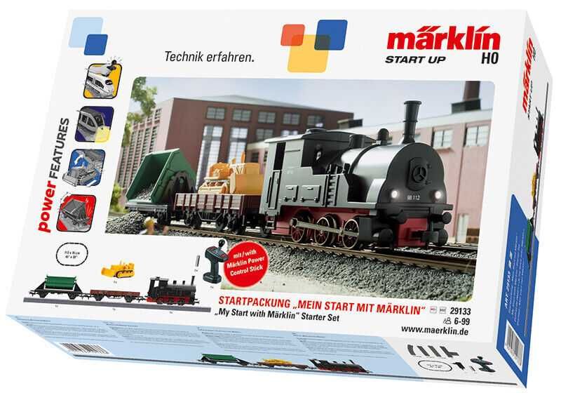 MiniClubMarklin -Locomotiva Vapor+Vagões Mfx Digital Starter Set2 NOVO