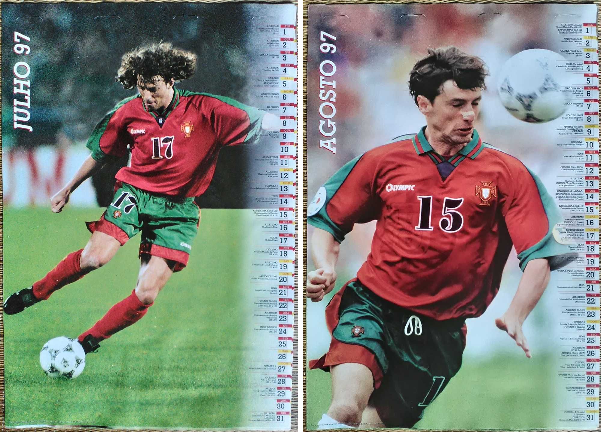 Seleção Nacional – Calendário 1997 (Posters)