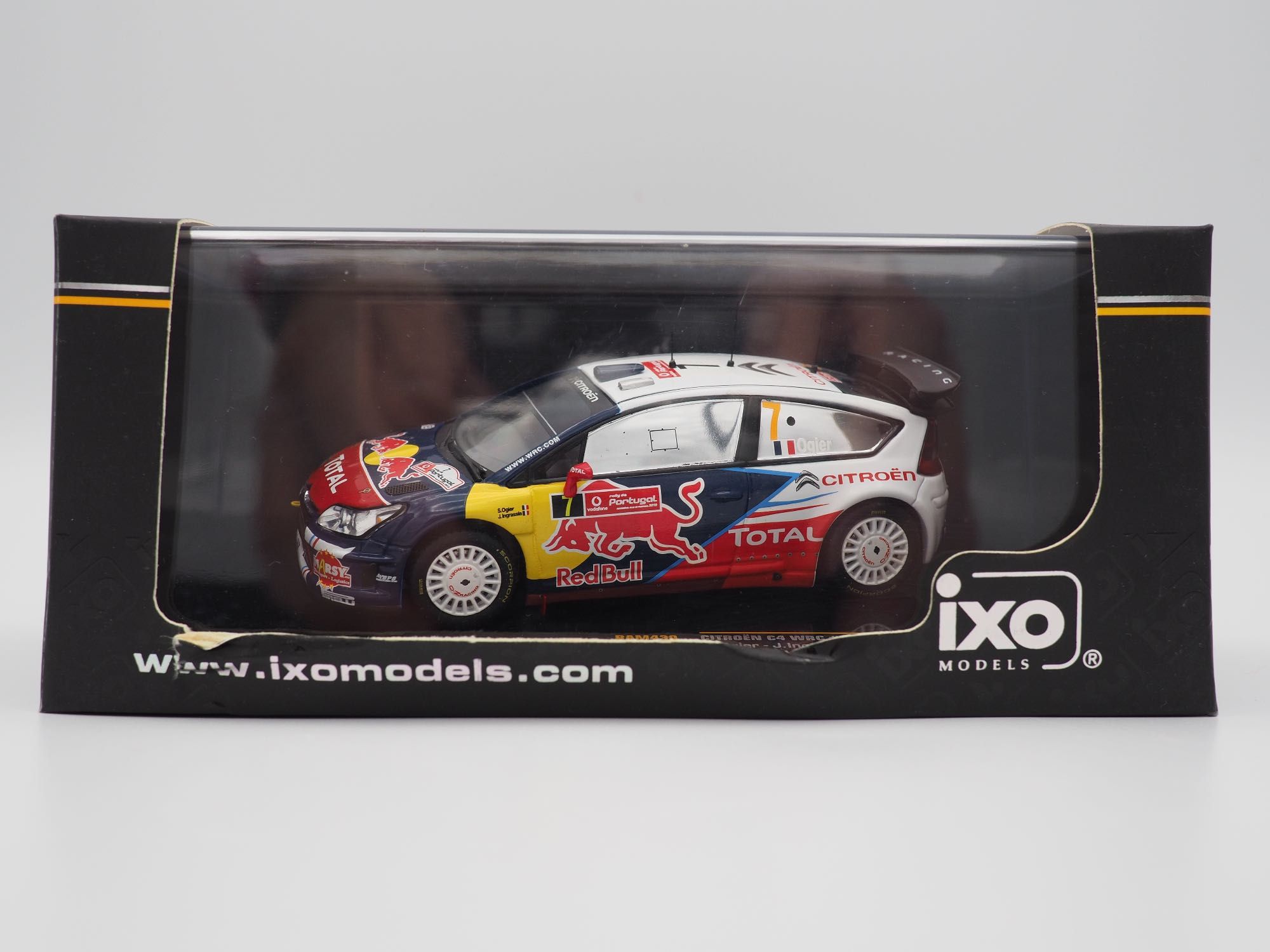 Citroen C4 WRC - S. Ogier Vencedor Rally de Portugal 2010 Ixo 1/43