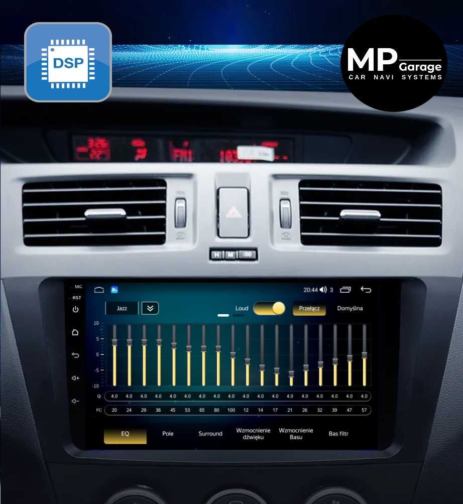 Radio Mazda 5 Android CarPlay/AA Qled 4G LTE Montaż Gwarancja