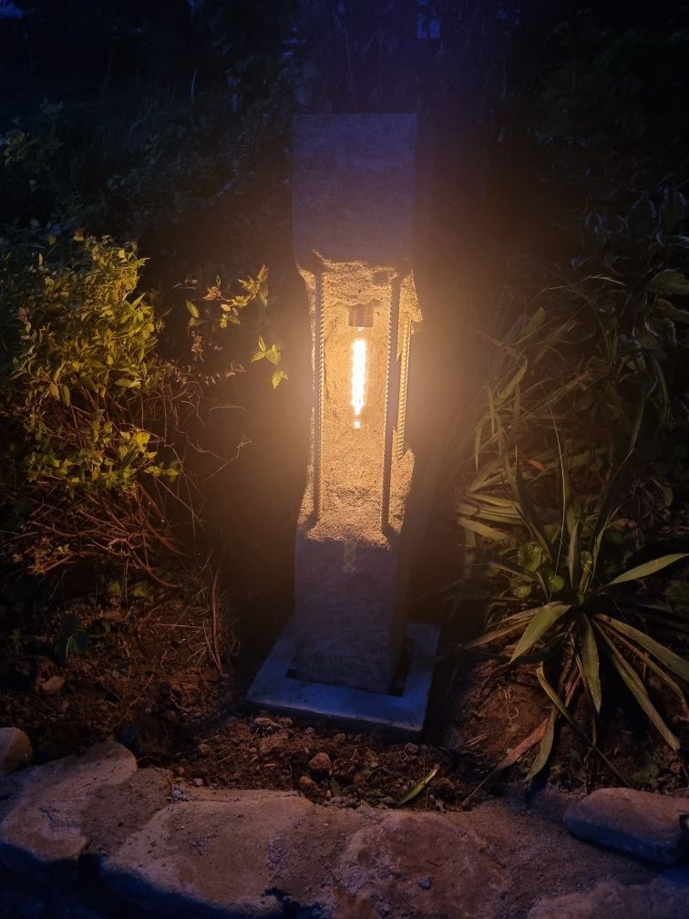 Lampy dekoracyjne z betonu.