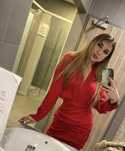 sukienka czerwona zara xs