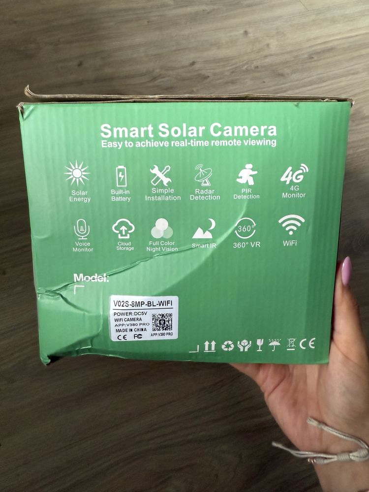 Kamera 360 stopni solarna