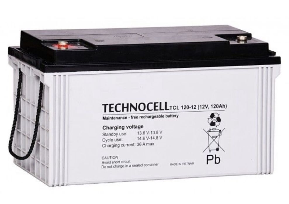 АКБ AGM гель для безперебійного живлення TCL  120Ah 12v