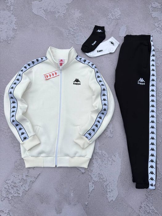 Чоловічий зимній спортивний костюм каппа на флісі Kappa [S-XXL]