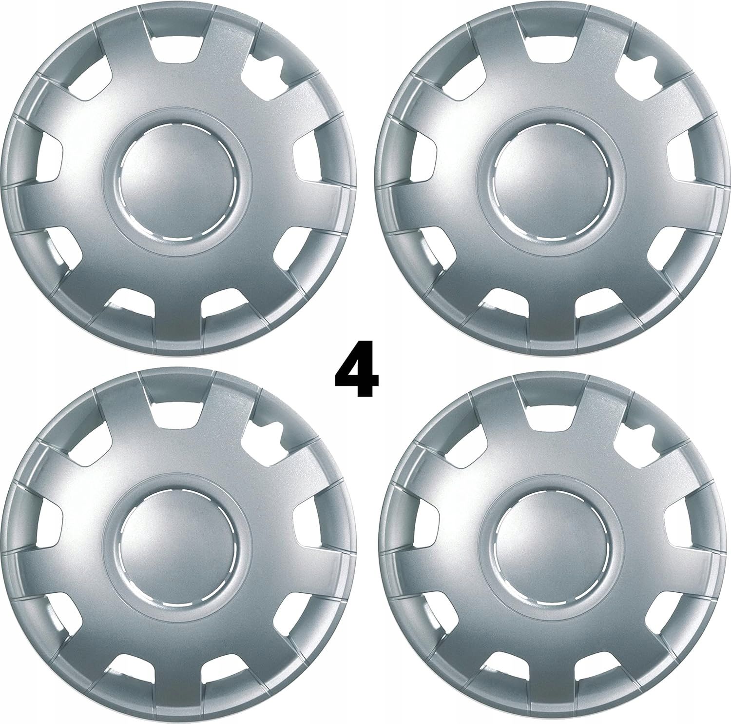 Kołpaki ALBRECHT 15 Calowy Alfa silver 08925