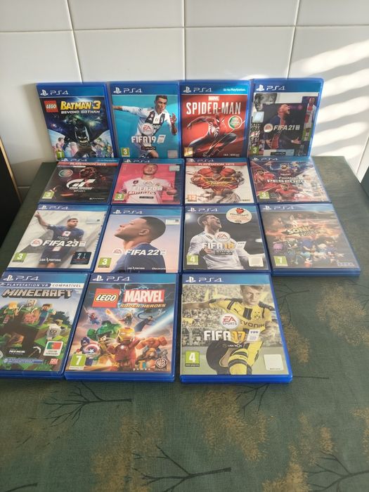 Jogos PS4 em ótima estado