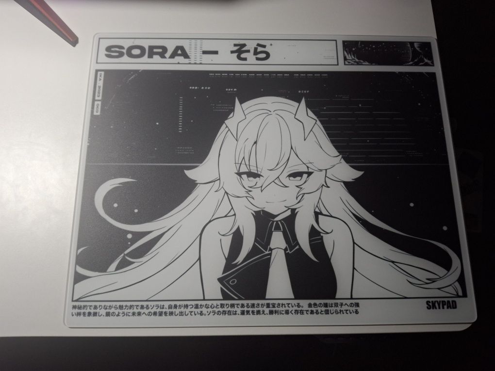 Sora sky pad (скляний коврик)