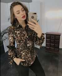 Трендовая леопардовая блуза