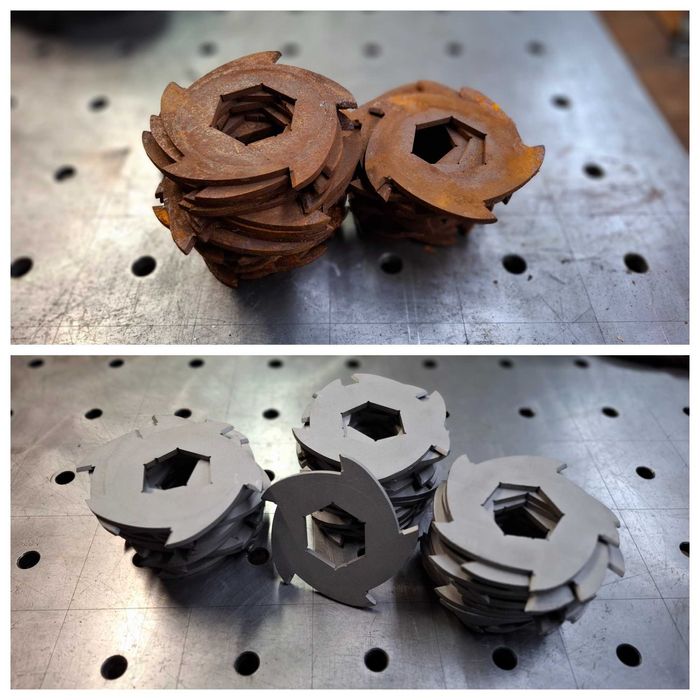 Piaskowanie szkiełkowanie aluminium | felgi | WSK | Simson | zaciski