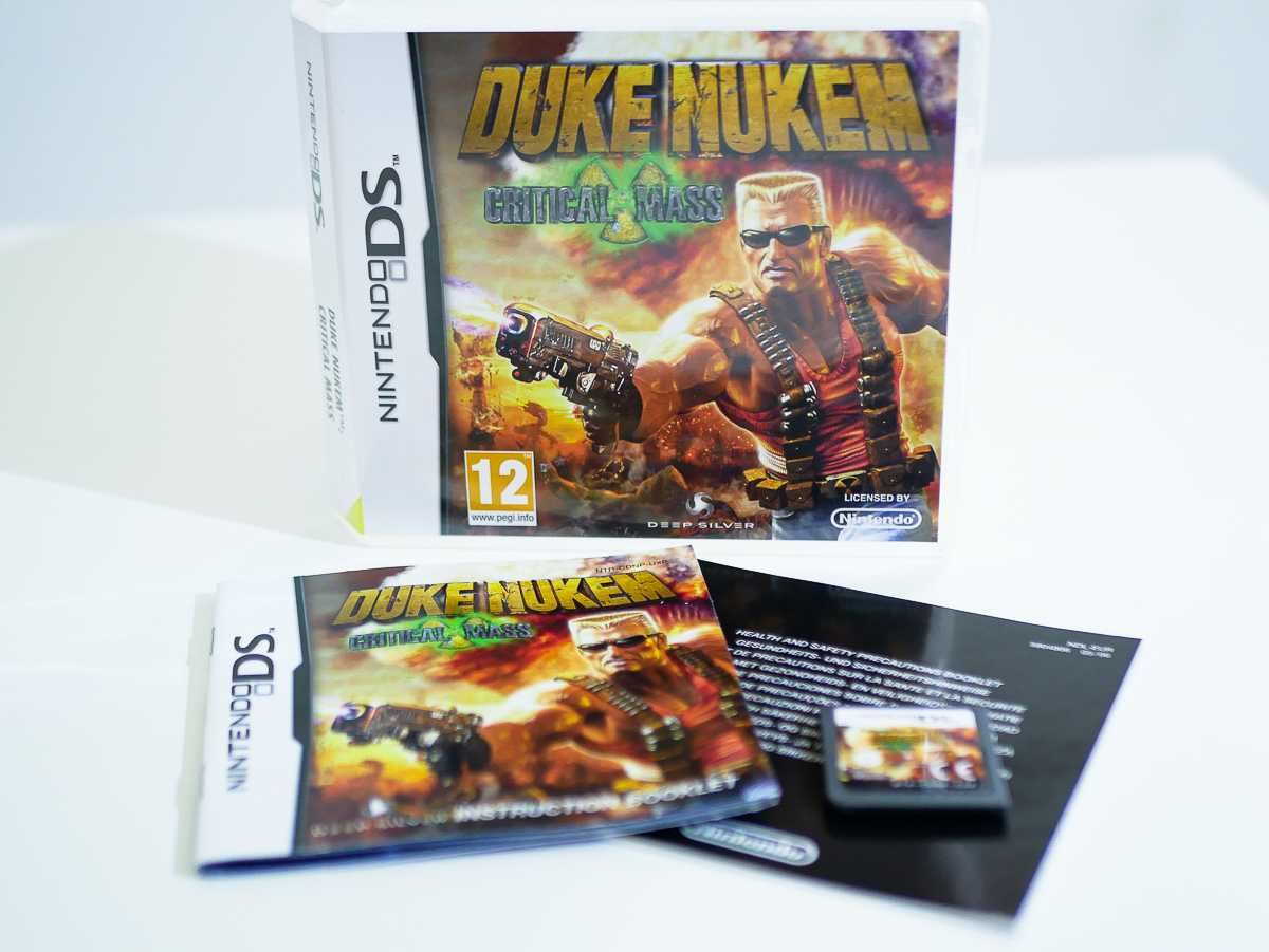 Gra Duke Nukem Critical Mass Nintendo DS 3ds ideał kompletna, RZADKOŚĆ