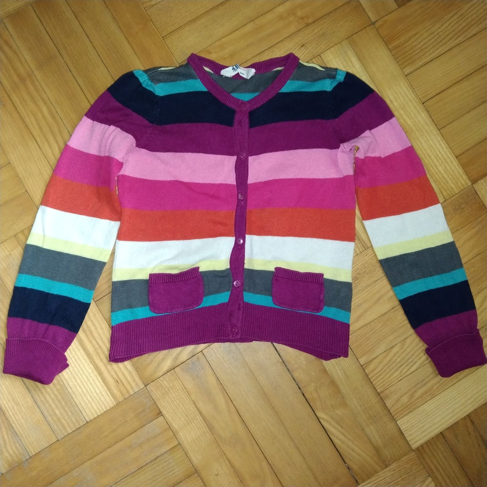 Sweter, sweterek dziewczęcy 122/128