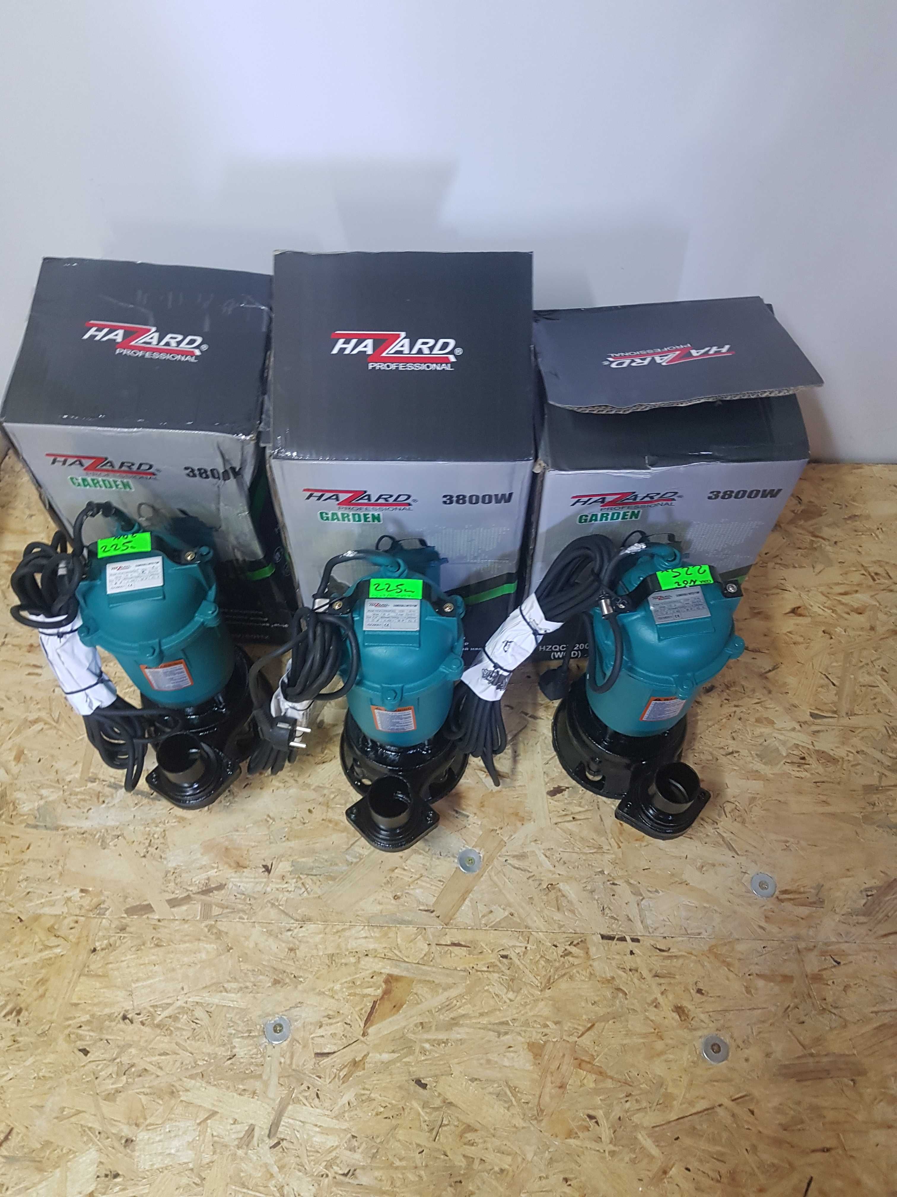 Pompa do szamba z rozdrabniaczem 3800 WATT Z NOŻEM
