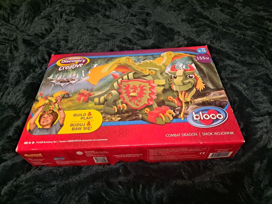 Klocki Puzzle piankowe Combat Dragon Smok Wojownik Bloco Dumel