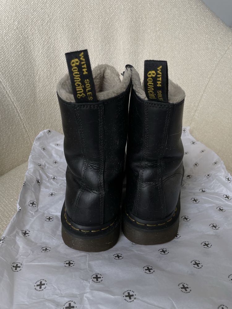 Dr. Martens мартіна черевики з утепленням шкіряні